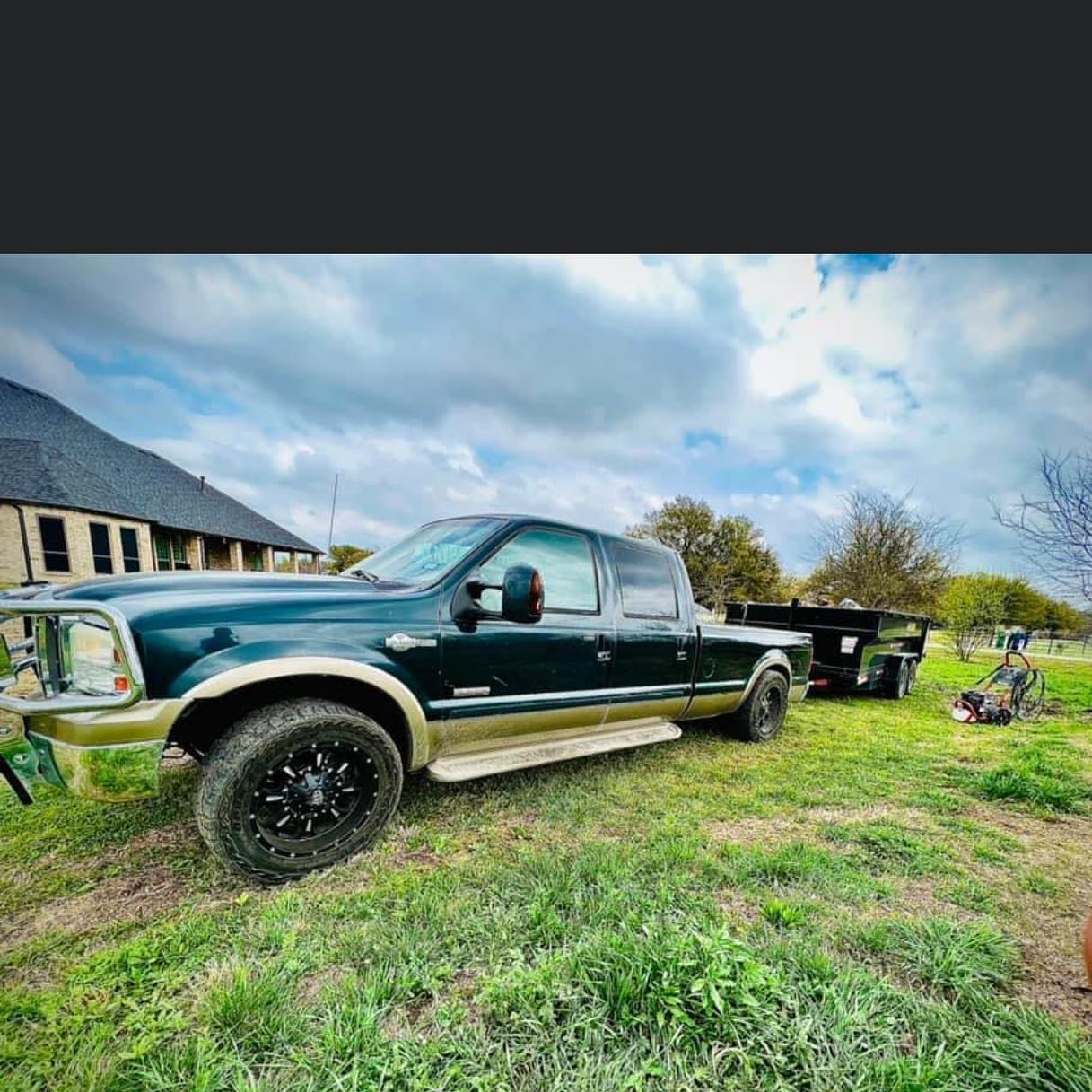 Southern Roots work truck with trailer