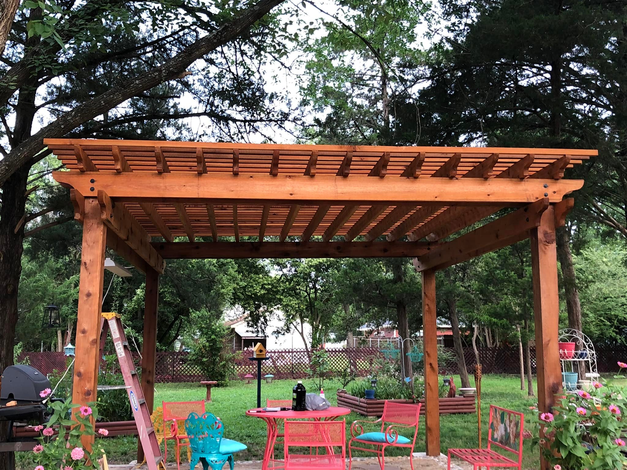 Cedar Pergola Complete