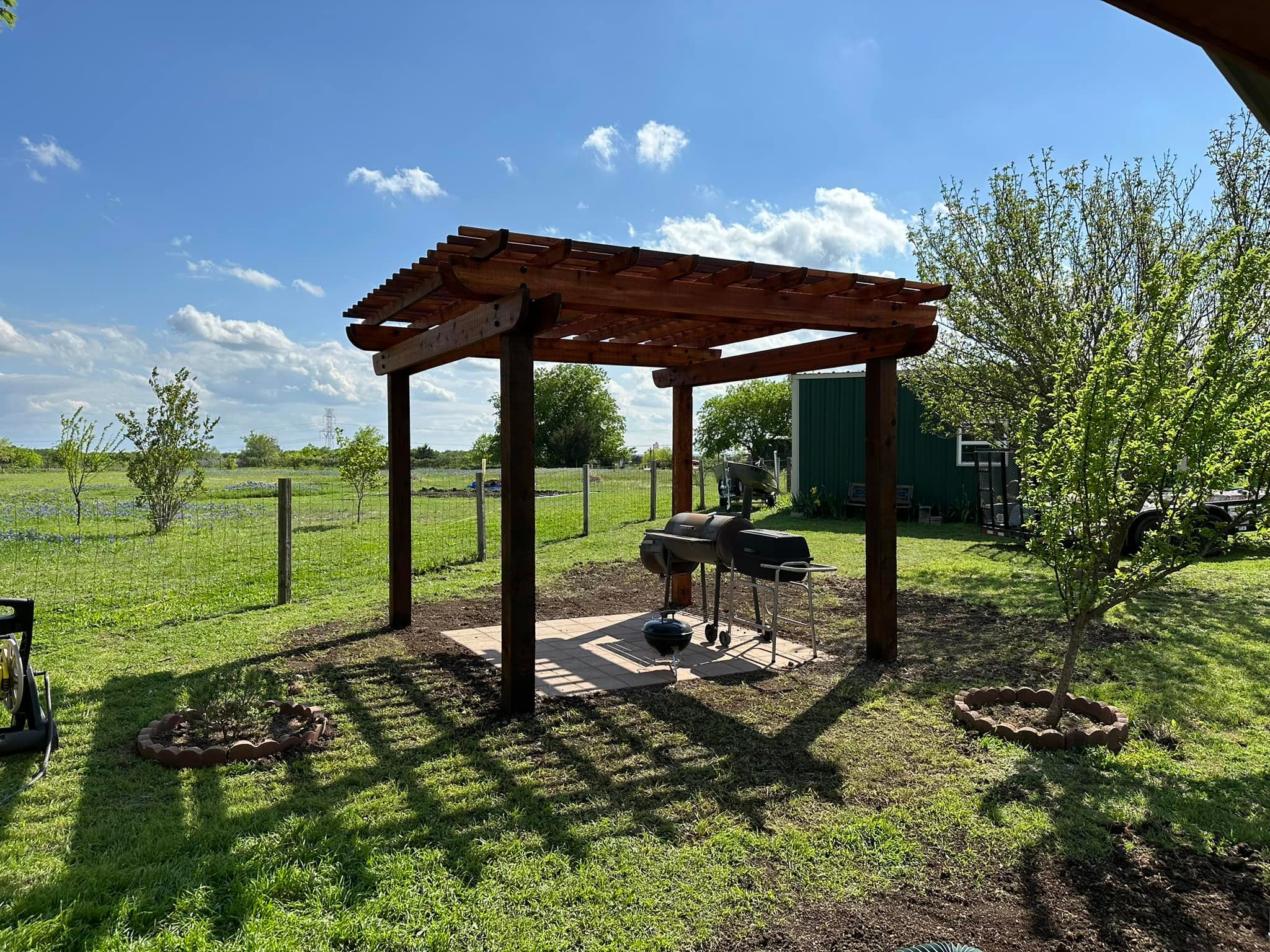 Pergola with Pavers